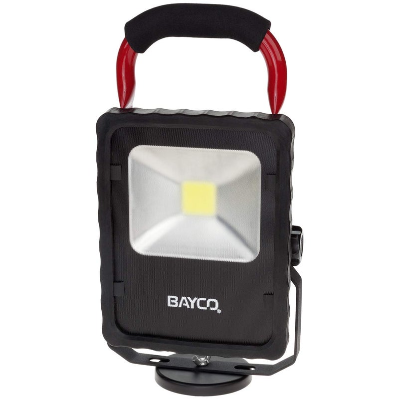 BAYCO SL-1514 3,000 Lumen LED Single Fixture Work Light w/Magnetic Base, Red/Black